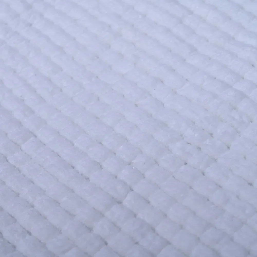 Chenille Bathmat Off White